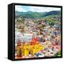 ¡Viva Mexico! Square Collection - Guanajuato Cityscape I-Philippe Hugonnard-Framed Stretched Canvas