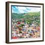 ¡Viva Mexico! Square Collection - Guanajuato Cityscape II-Philippe Hugonnard-Framed Photographic Print