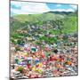 ¡Viva Mexico! Square Collection - Guanajuato Cityscape III-Philippe Hugonnard-Mounted Photographic Print