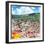 ¡Viva Mexico! Square Collection - Guanajuato Cityscape IV-Philippe Hugonnard-Framed Photographic Print