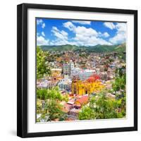 ¡Viva Mexico! Square Collection - Guanajuato Cityscape IX-Philippe Hugonnard-Framed Photographic Print