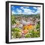 ¡Viva Mexico! Square Collection - Guanajuato Cityscape IX-Philippe Hugonnard-Framed Photographic Print