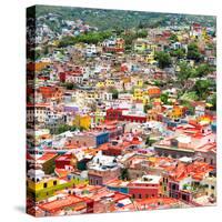 ¡Viva Mexico! Square Collection - Guanajuato Cityscape VI-Philippe Hugonnard-Stretched Canvas