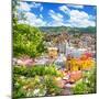 ¡Viva Mexico! Square Collection - Guanajuato Cityscape VIII-Philippe Hugonnard-Mounted Photographic Print