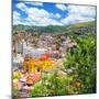 ¡Viva Mexico! Square Collection - Guanajuato Cityscape X-Philippe Hugonnard-Mounted Photographic Print