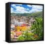 ¡Viva Mexico! Square Collection - Guanajuato Cityscape X-Philippe Hugonnard-Framed Stretched Canvas