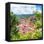 ¡Viva Mexico! Square Collection - Guanajuato Cityscape XI-Philippe Hugonnard-Framed Stretched Canvas