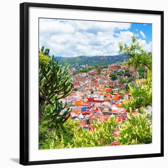 ¡Viva Mexico! Square Collection - Guanajuato Cityscape XI-Philippe Hugonnard-Framed Photographic Print