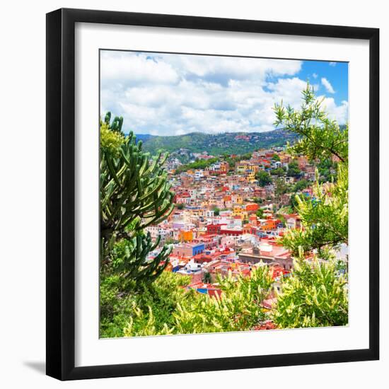 ¡Viva Mexico! Square Collection - Guanajuato Cityscape XI-Philippe Hugonnard-Framed Photographic Print