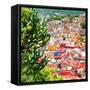 ¡Viva Mexico! Square Collection - Guanajuato Cityscape XII-Philippe Hugonnard-Framed Stretched Canvas