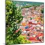 ¡Viva Mexico! Square Collection - Guanajuato Cityscape XII-Philippe Hugonnard-Mounted Photographic Print