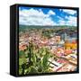 ¡Viva Mexico! Square Collection - Guanajuato Cityscape XIII-Philippe Hugonnard-Framed Stretched Canvas
