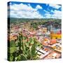 ¡Viva Mexico! Square Collection - Guanajuato Cityscape XIII-Philippe Hugonnard-Stretched Canvas