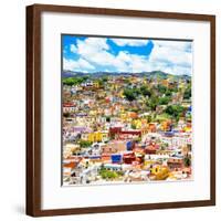 ¡Viva Mexico! Square Collection - Guanajuato Cityscape XIV-Philippe Hugonnard-Framed Photographic Print