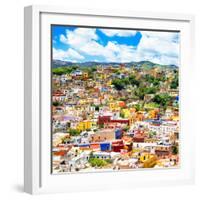 ¡Viva Mexico! Square Collection - Guanajuato Cityscape XIV-Philippe Hugonnard-Framed Photographic Print