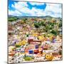 ¡Viva Mexico! Square Collection - Guanajuato Cityscape XIV-Philippe Hugonnard-Mounted Photographic Print