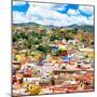 ¡Viva Mexico! Square Collection - Guanajuato Cityscape XV-Philippe Hugonnard-Mounted Photographic Print