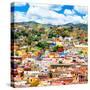 ¡Viva Mexico! Square Collection - Guanajuato Cityscape XV-Philippe Hugonnard-Stretched Canvas