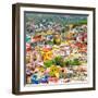 ¡Viva Mexico! Square Collection - Guanajuato Cityscape XVI-Philippe Hugonnard-Framed Photographic Print