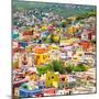 ¡Viva Mexico! Square Collection - Guanajuato Cityscape XVI-Philippe Hugonnard-Mounted Photographic Print