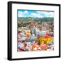 ¡Viva Mexico! Square Collection - Guanajuato Cityscape-Philippe Hugonnard-Framed Photographic Print
