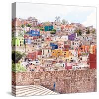 ¡Viva Mexico! Square Collection - Guanajuato Colorful City II-Philippe Hugonnard-Stretched Canvas
