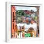 ¡Viva Mexico! Square Collection - Guanajuato Colorful City III-Philippe Hugonnard-Framed Photographic Print