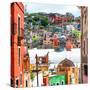 ¡Viva Mexico! Square Collection - Guanajuato Colorful City III-Philippe Hugonnard-Stretched Canvas