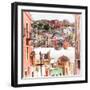 ¡Viva Mexico! Square Collection - Guanajuato Colorful City IV-Philippe Hugonnard-Framed Photographic Print