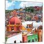 ¡Viva Mexico! Square Collection - Guanajuato Colorful City V-Philippe Hugonnard-Mounted Photographic Print