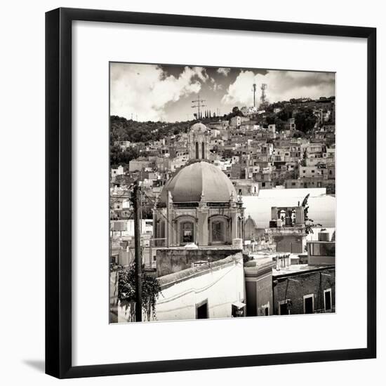 ?Viva Mexico! Square Collection - Guanajuato Colorful City VI-Philippe Hugonnard-Framed Photographic Print