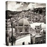 ?Viva Mexico! Square Collection - Guanajuato Colorful City VI-Philippe Hugonnard-Stretched Canvas