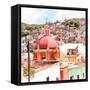 ¡Viva Mexico! Square Collection - Guanajuato Colorful City VII-Philippe Hugonnard-Framed Stretched Canvas