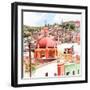 ¡Viva Mexico! Square Collection - Guanajuato Colorful City VII-Philippe Hugonnard-Framed Photographic Print