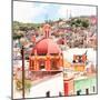 ¡Viva Mexico! Square Collection - Guanajuato Colorful City VII-Philippe Hugonnard-Mounted Photographic Print