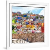 ¡Viva Mexico! Square Collection - Guanajuato Colorful City-Philippe Hugonnard-Framed Photographic Print
