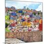 ¡Viva Mexico! Square Collection - Guanajuato Colorful City-Philippe Hugonnard-Mounted Premium Photographic Print