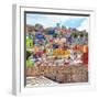 ¡Viva Mexico! Square Collection - Guanajuato Colorful City-Philippe Hugonnard-Framed Photographic Print