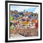 ¡Viva Mexico! Square Collection - Guanajuato Colorful City-Philippe Hugonnard-Framed Photographic Print