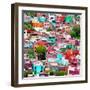 ¡Viva Mexico! Square Collection - Guanajuato Colorful Cityscape II-Philippe Hugonnard-Framed Photographic Print