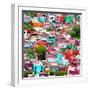 ¡Viva Mexico! Square Collection - Guanajuato Colorful Cityscape II-Philippe Hugonnard-Framed Photographic Print