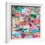 ¡Viva Mexico! Square Collection - Guanajuato Colorful Cityscape IV-Philippe Hugonnard-Framed Photographic Print