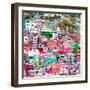 ¡Viva Mexico! Square Collection - Guanajuato Colorful Cityscape X-Philippe Hugonnard-Framed Photographic Print