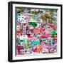 ¡Viva Mexico! Square Collection - Guanajuato Colorful Cityscape X-Philippe Hugonnard-Framed Photographic Print