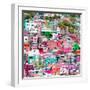 ¡Viva Mexico! Square Collection - Guanajuato Colorful Cityscape X-Philippe Hugonnard-Framed Photographic Print