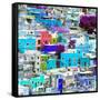 ¡Viva Mexico! Square Collection - Guanajuato Colorful Cityscape XII-Philippe Hugonnard-Framed Stretched Canvas