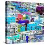 ¡Viva Mexico! Square Collection - Guanajuato Colorful Cityscape XII-Philippe Hugonnard-Stretched Canvas