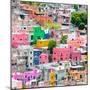 ¡Viva Mexico! Square Collection - Guanajuato Colorful Cityscape XIII-Philippe Hugonnard-Mounted Photographic Print