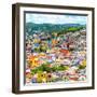 ¡Viva Mexico! Square Collection - Guanajuato Colorful Cityscape XV-Philippe Hugonnard-Framed Photographic Print