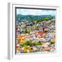 ¡Viva Mexico! Square Collection - Guanajuato Colorful Cityscape XV-Philippe Hugonnard-Framed Photographic Print